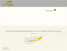 Tablet Screenshot of ecoasis.com.au